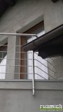 Nerezové zábradlí na balkon